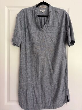 L.L. Bean | Women’s Linen Blend Shift Dress | Size XS